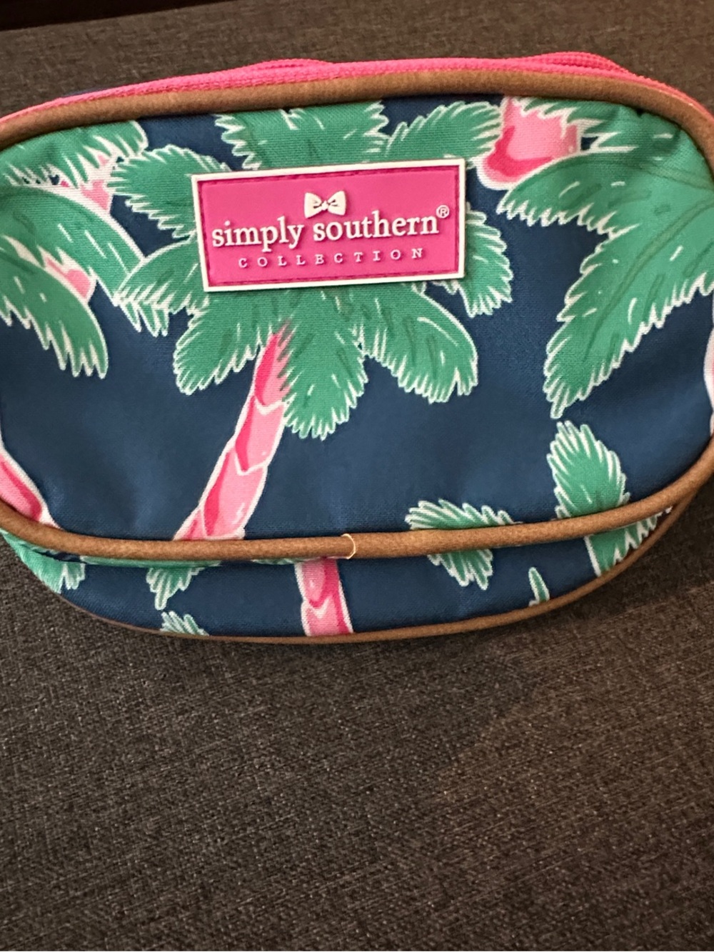 Simply Southern Travel Fanny bag - Navy, Pink, Green, Brown
